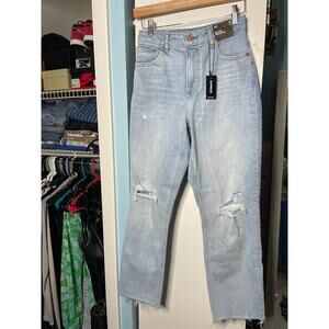 NEW Express Mom Jeans Super High Rise Curvy Womens Size 2